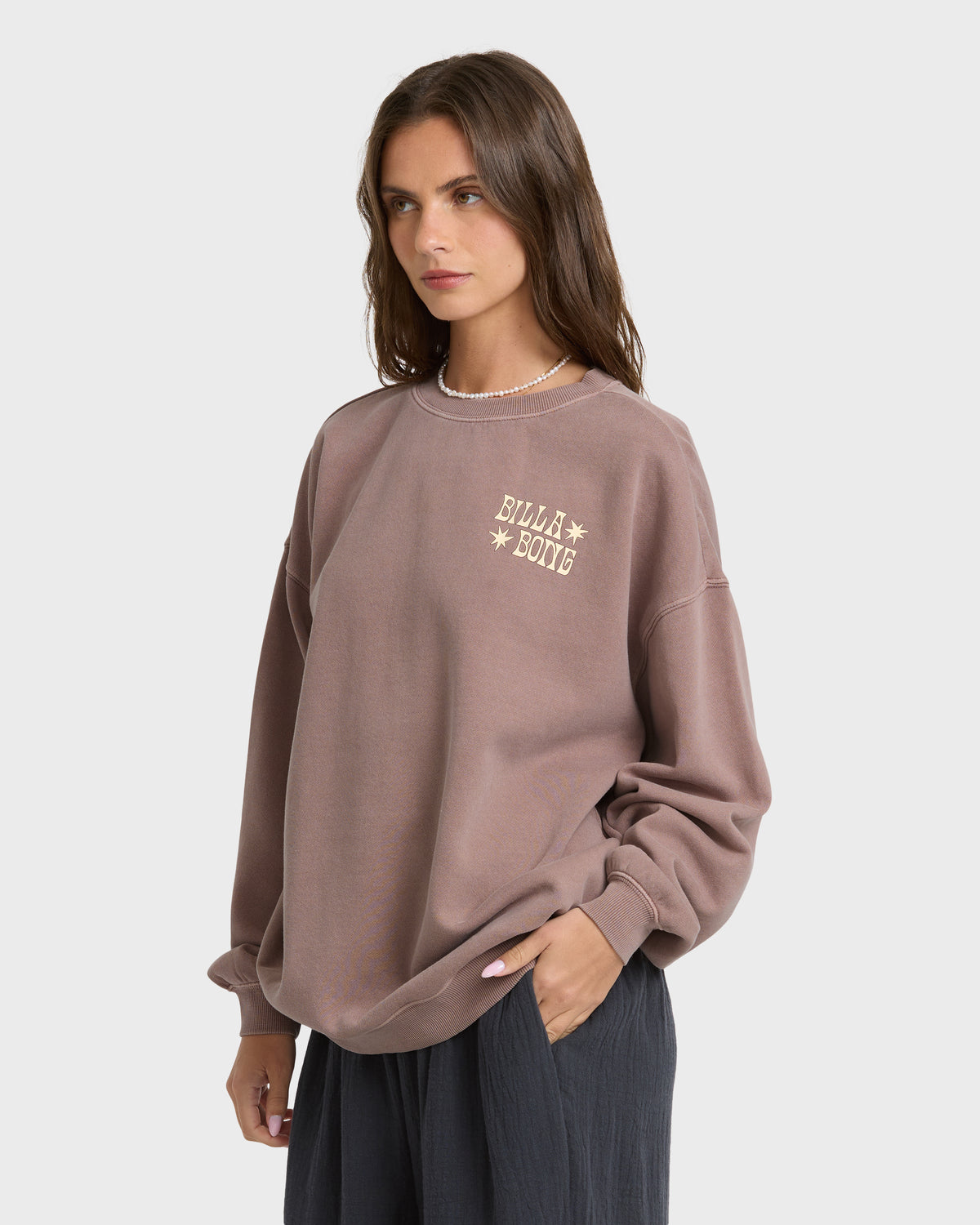 
Ride In Crewneck Sweatshirt - Acorn