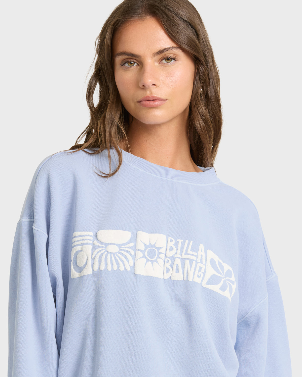 
Ride In Crewneck Sweatshirt - Cornflower