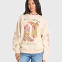 Ride In Crewneck Sweatshirt - White Cap