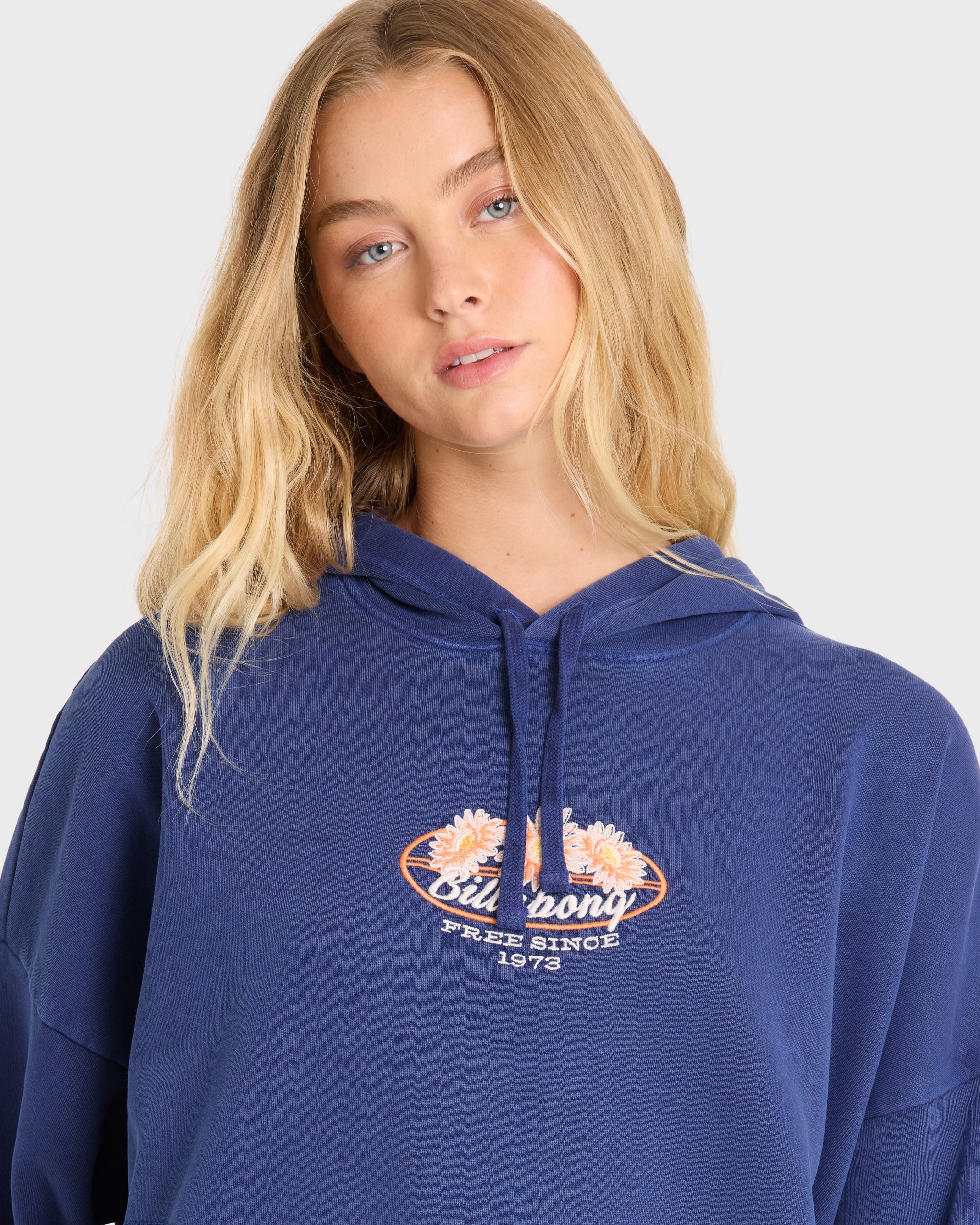 Find Paradise Palm Pullover Hoodie - True Navy – Billabong