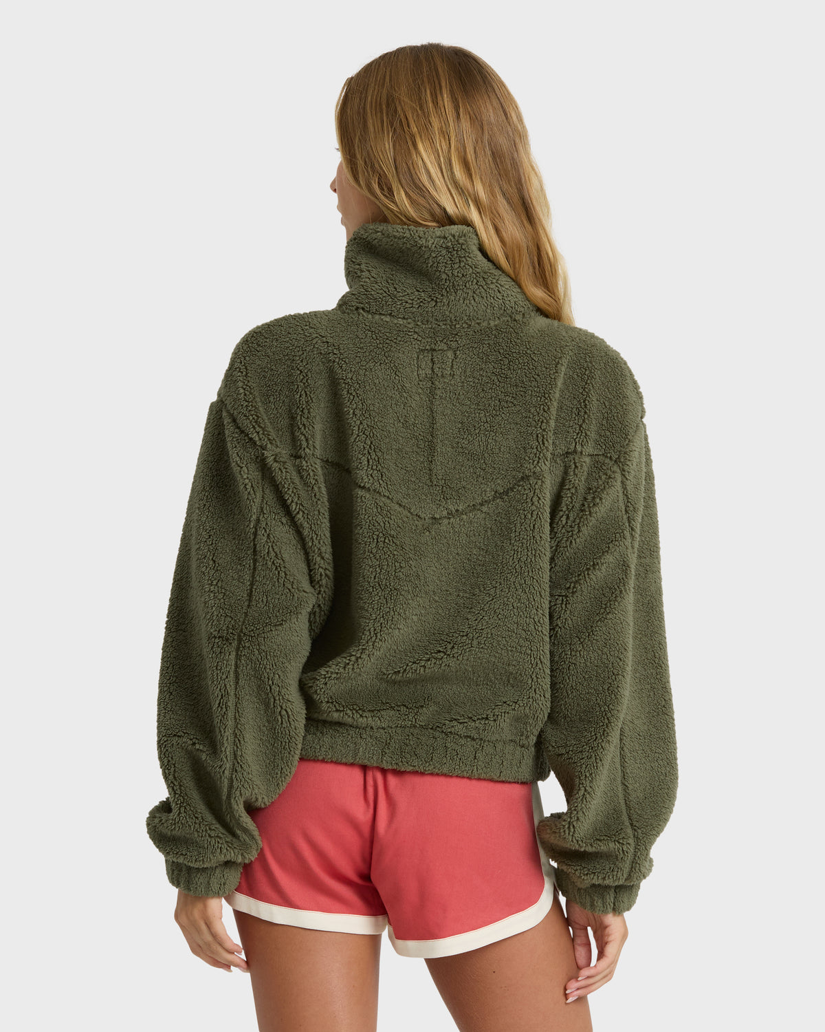 
Adventure Division Barra Sherpa Half-Zip Sweatshirt - Canteen