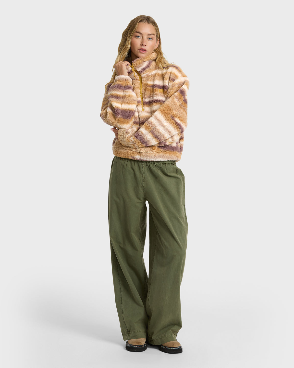 
Adventure Division Barra Sherpa Half-Zip Sweatshirt - Sand