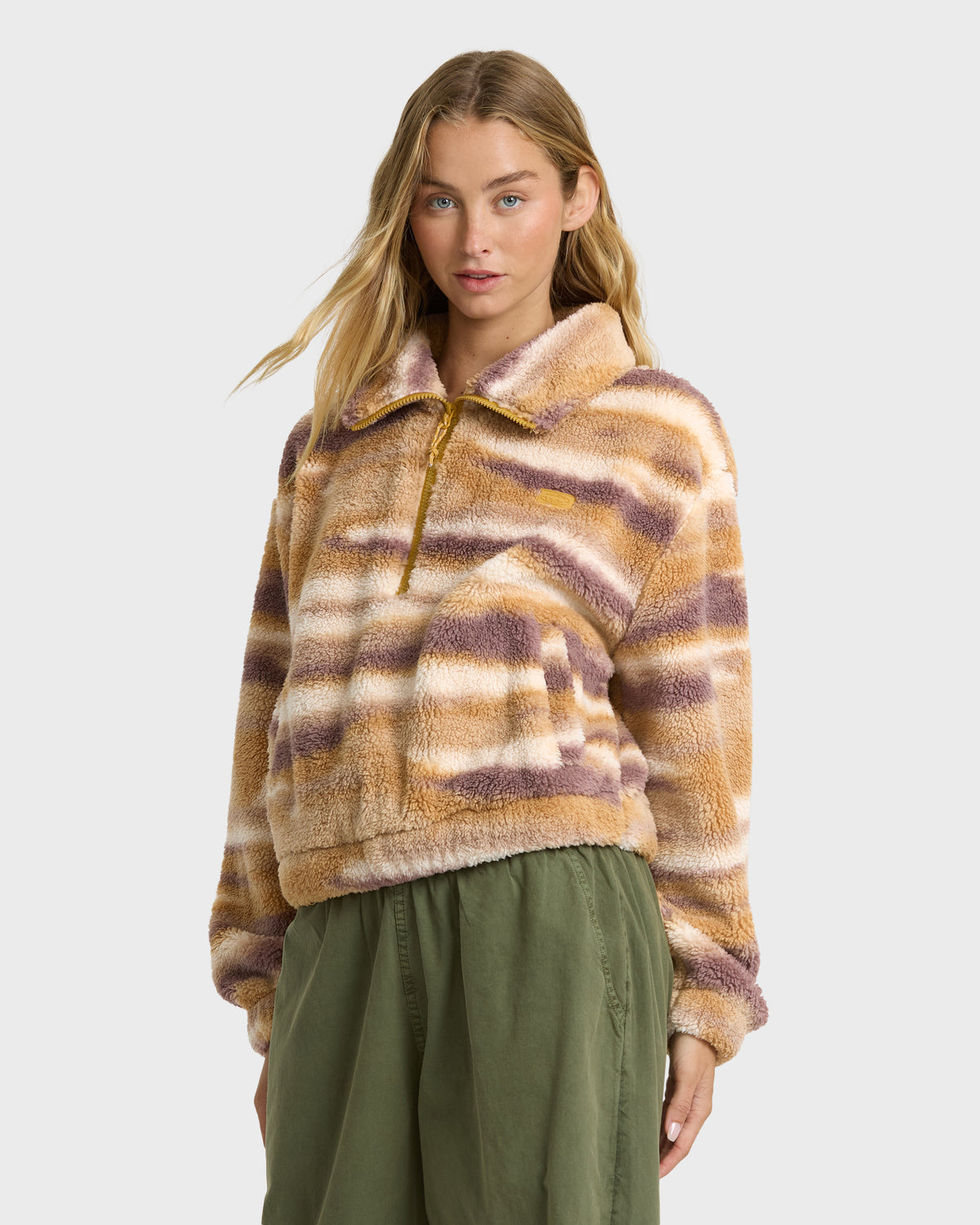 
Adventure Division Barra Sherpa Half-Zip Sweatshirt - Sand