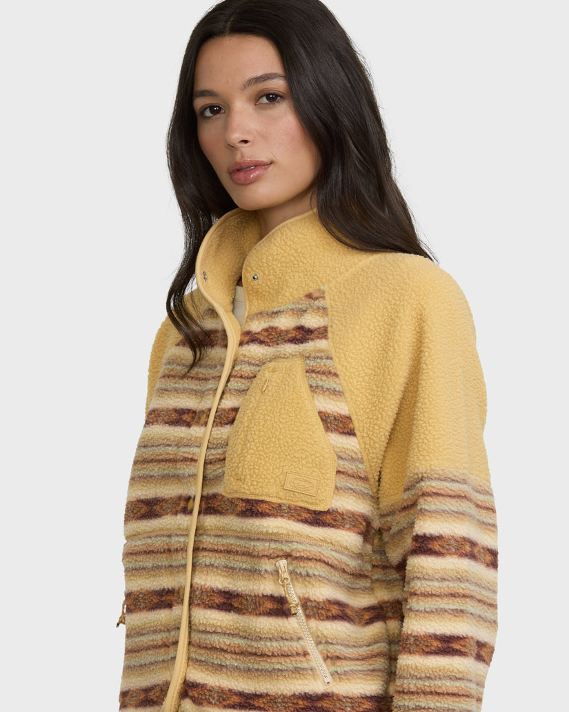 Popoyo-Sherpa-Full-Zip-Fleece-Jacket-Curry-5