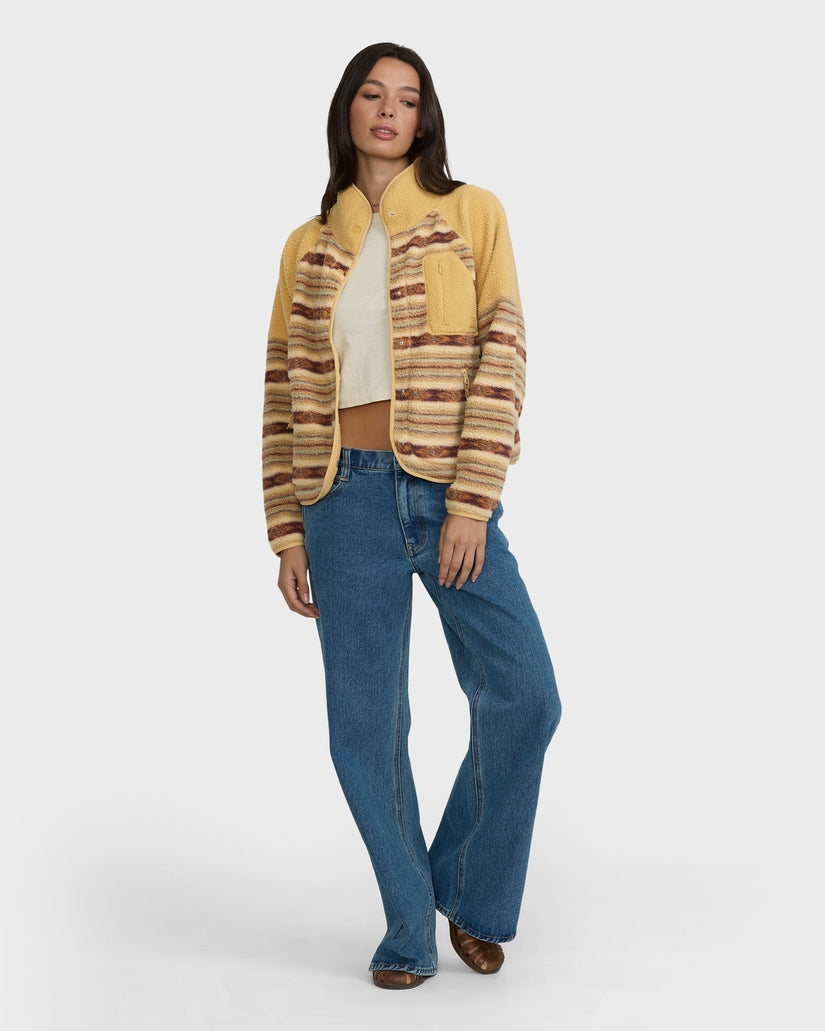 Popoyo-Sherpa-Full-Zip-Fleece-Jacket-Curry-3