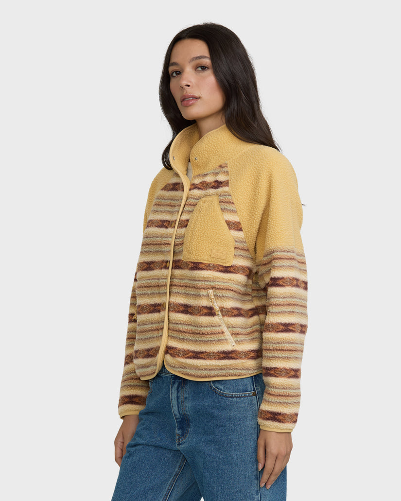Popoyo-Sherpa-Full-Zip-Fleece-Jacket-Curry-4