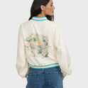 Sea Friends Bomber Jacket - White Cap