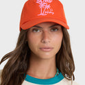 Sunday Trucker Hat - Vermillion Orange
