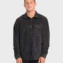 Furnace Long Sleeve Flannel Shirt - Black