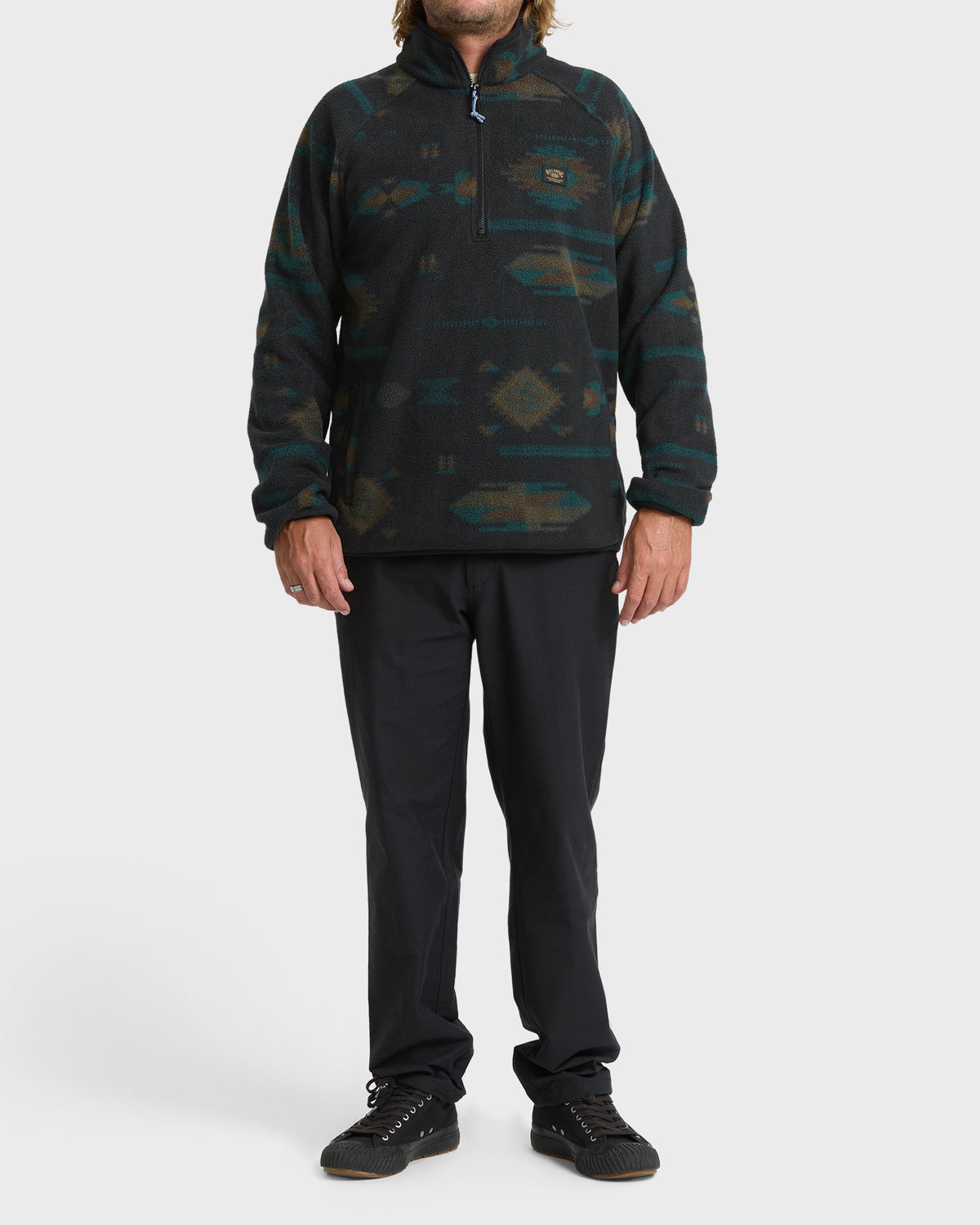 
Adventure Division Boundary Mock Neck Half-Zip Sweatshirt - Phantom