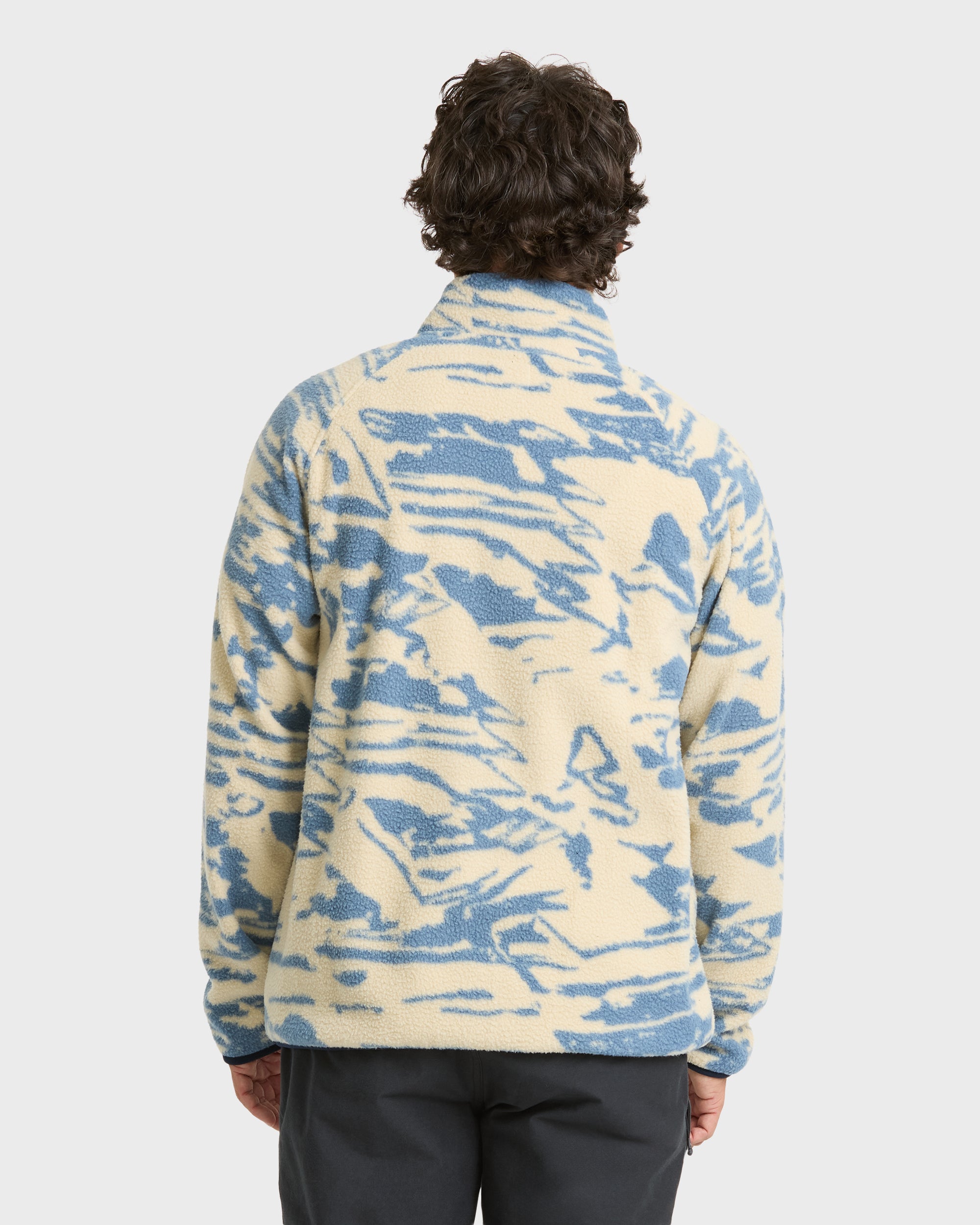 A/Div Boundary Mock Neck Half-Zip Sweatshirt - Sand Khaki – Billabong