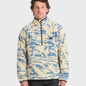 A/Div Boundary Mock Neck Half-Zip Sweatshirt - Sand Khaki