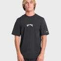 All Day Wave Loose Fit Short Sleeve Surf Tee - Black