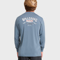 Crossboards UPF 50 Long Sleeve Surf Tee - China Blue