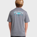 Crossboards Short Sleeve Surf Tee - Light Gray Heather