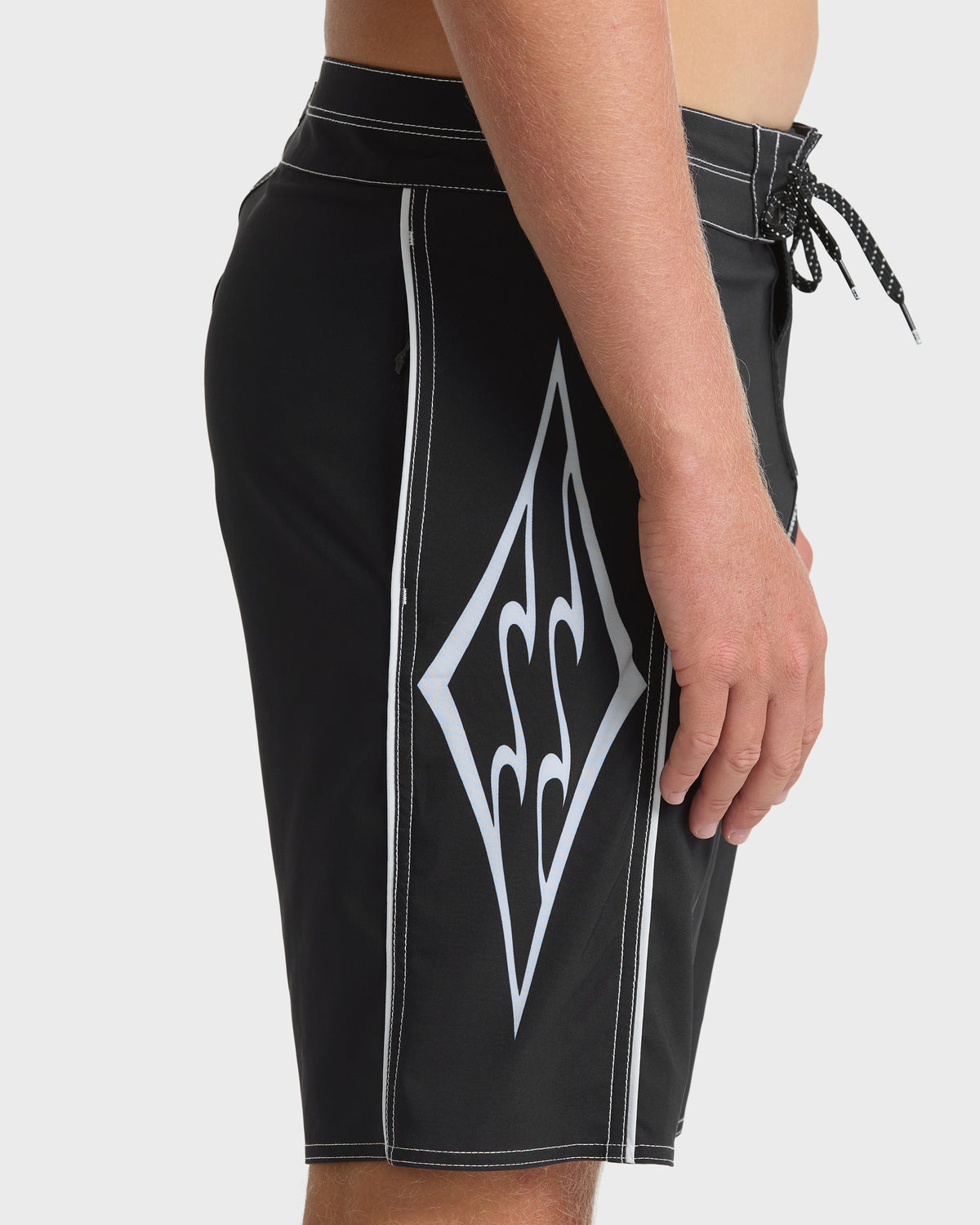 
New Wave Pro 19" Boardshorts - Black Acid