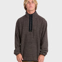 Frontier Mockneck Quarter-Zip Fleece - Black