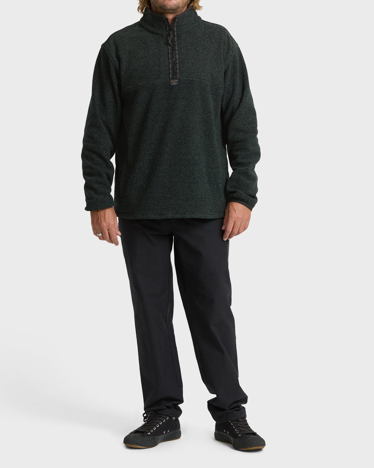 
Frontier Mockneck Quarter-Zip Sweatshirt - Olive