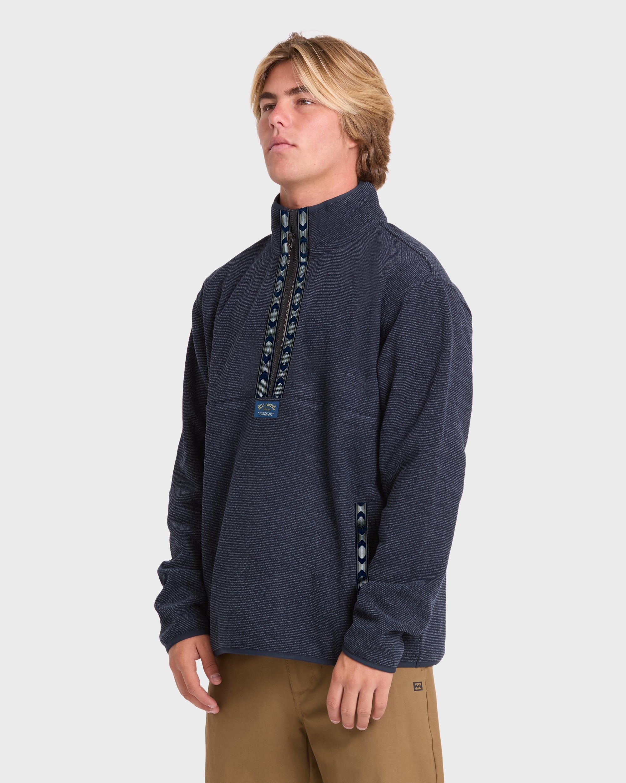 美品BILLABONG Frontier Mockneck Quarter-Zip Fleece - True Navy – Billabong