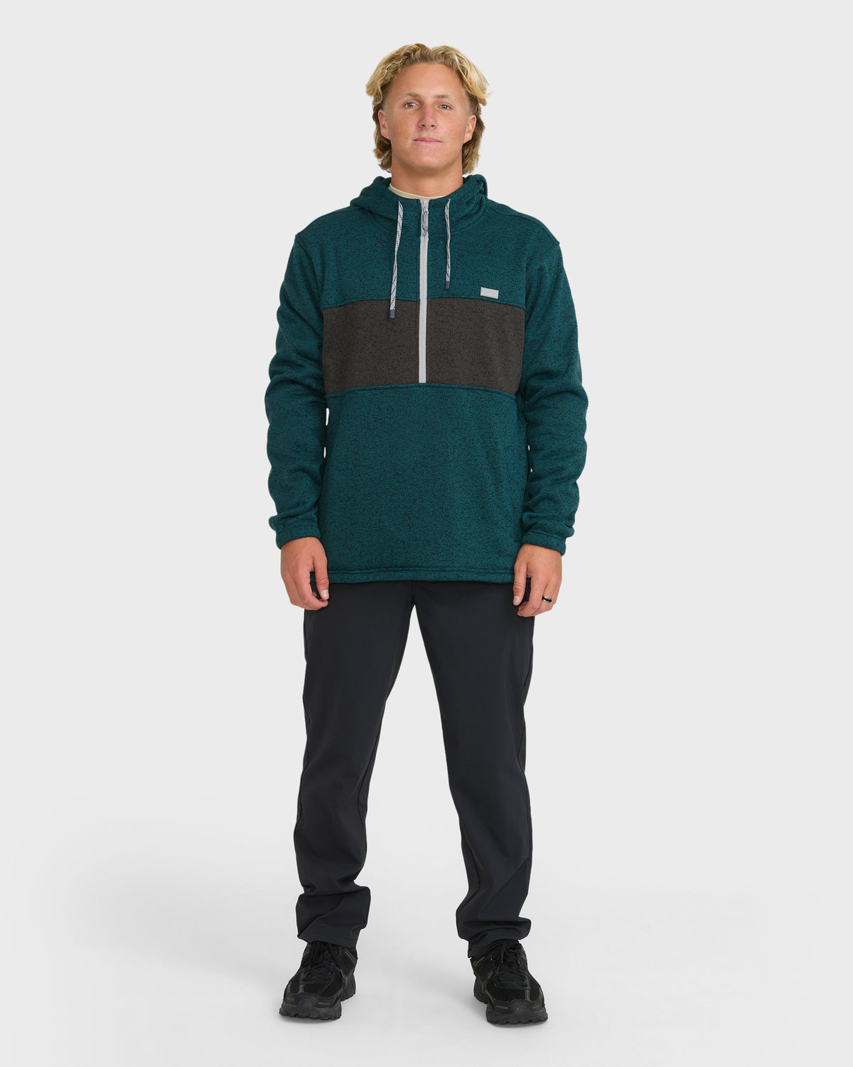 
Adventure Division Boundary Quarter Zip Hoodie - Sea Moss