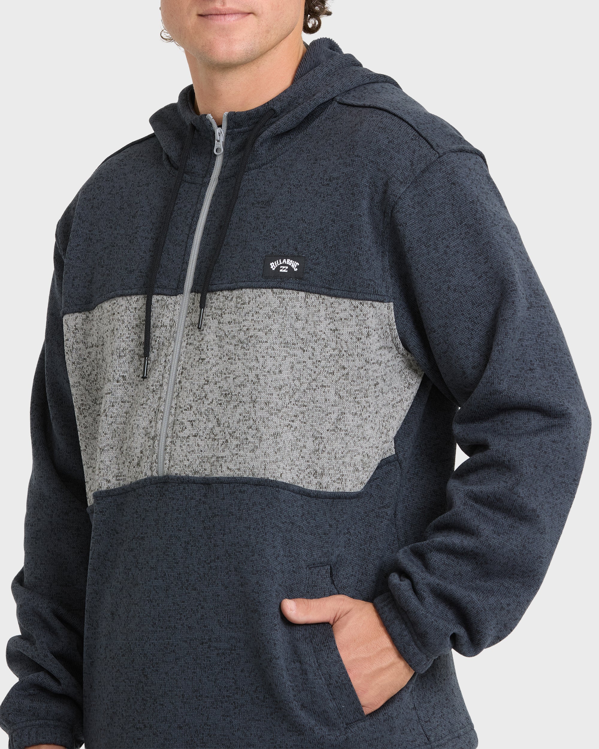 Adventure Division Boundary Pullover Quarter Zip Hoodie - True