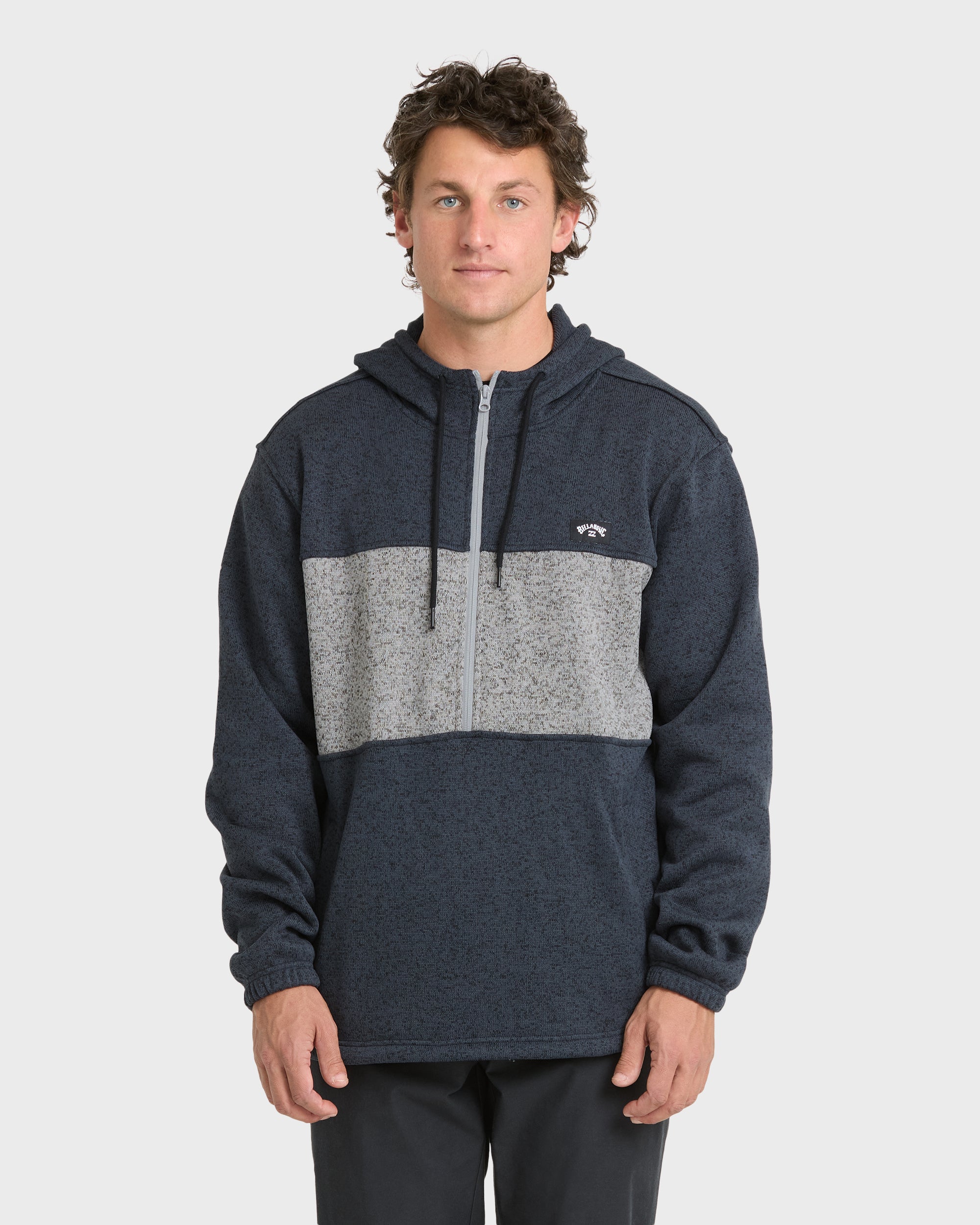 Adventure Division Boundary Pullover Quarter Zip Hoodie - True