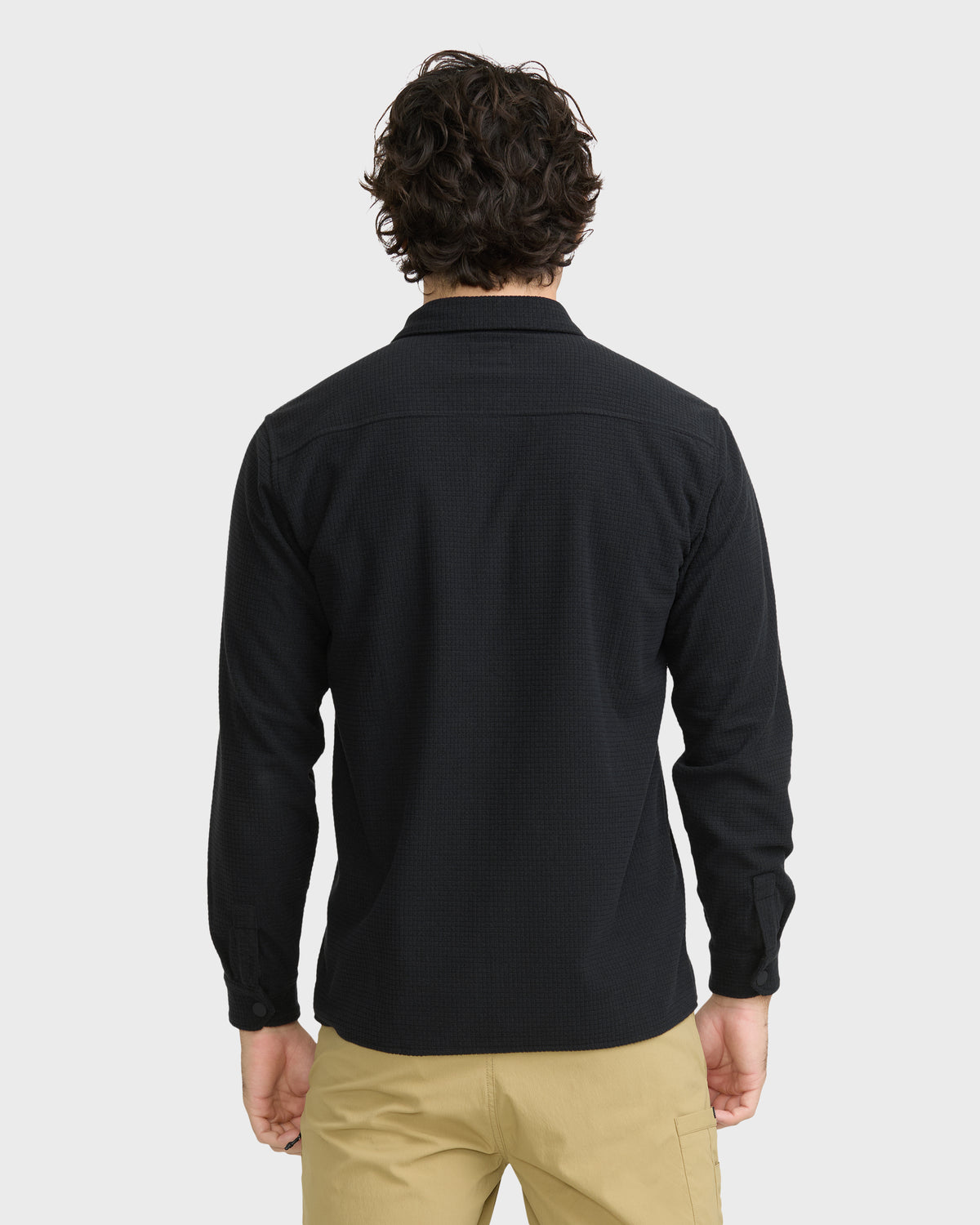 
Adventure Division Ridge Long Sleeve Fleece Overshirt - Black