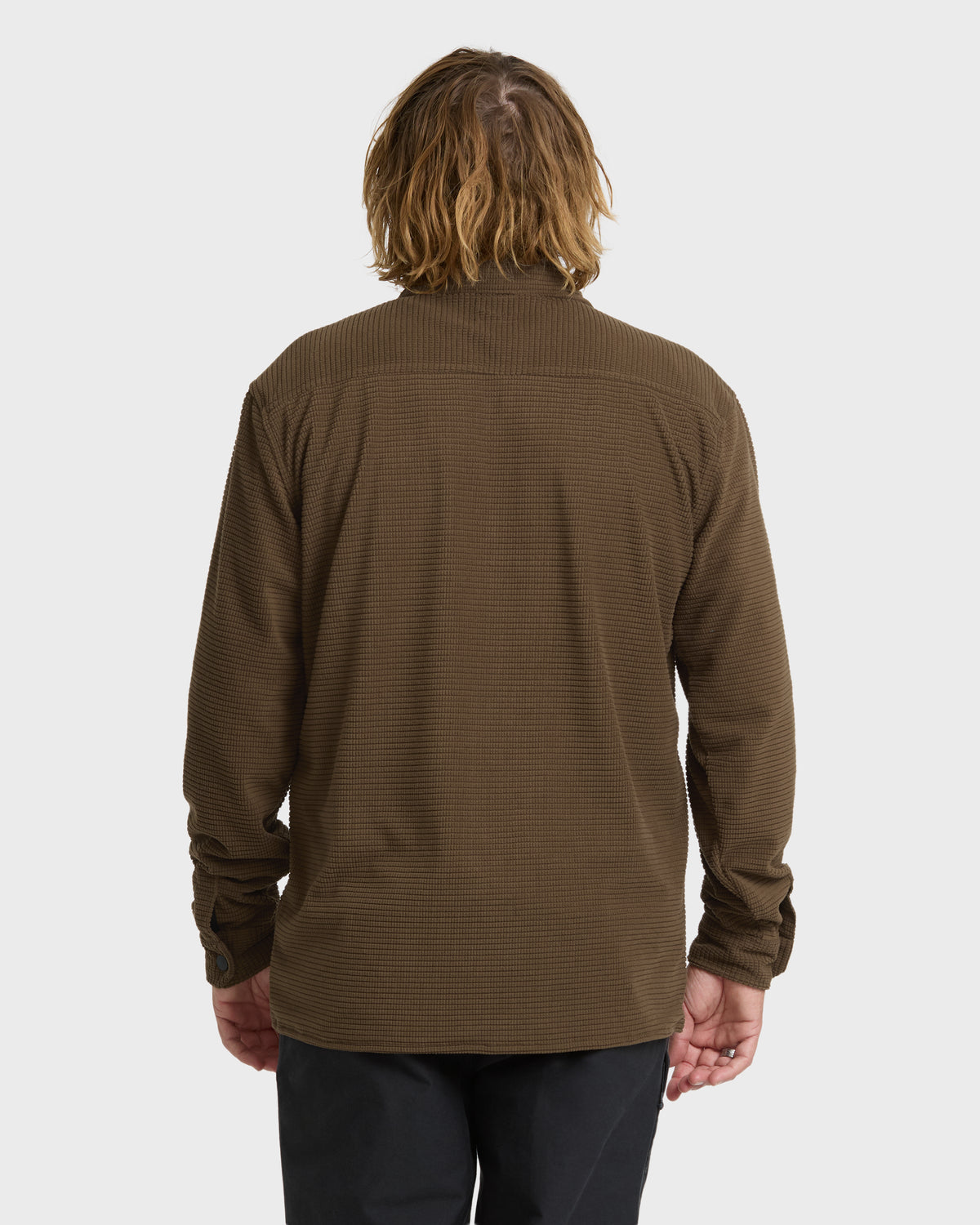 
Adventure Division Ridge Long Sleeve Fleece Overshirt - Dark Earth