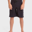 New Wave 2.0 Hawaii Pro 19" Boardshorts - Black
