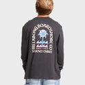 Portal Premium Long Sleeve Cotton T-Shirt - Raven