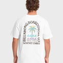 Portal Premium Short Sleeve Knit T-Shirt - Off White