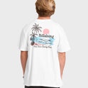 Lounge Premium Short Sleeve Knit Graphic T-Shirt - Off White