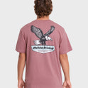 Snatch Premium Short Sleeve Knit Graphic T-Shirt - Red Dahlia