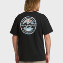 Hollow Premium Short Sleeve Knit T-Shirt - Black