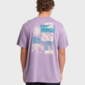Montage Premium Short Sleeve Cotton T-Shirt - Purple Ash