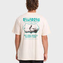 Glance Wave Washed Premium Short Sleeve Knit T-Shirt - Oatmeal