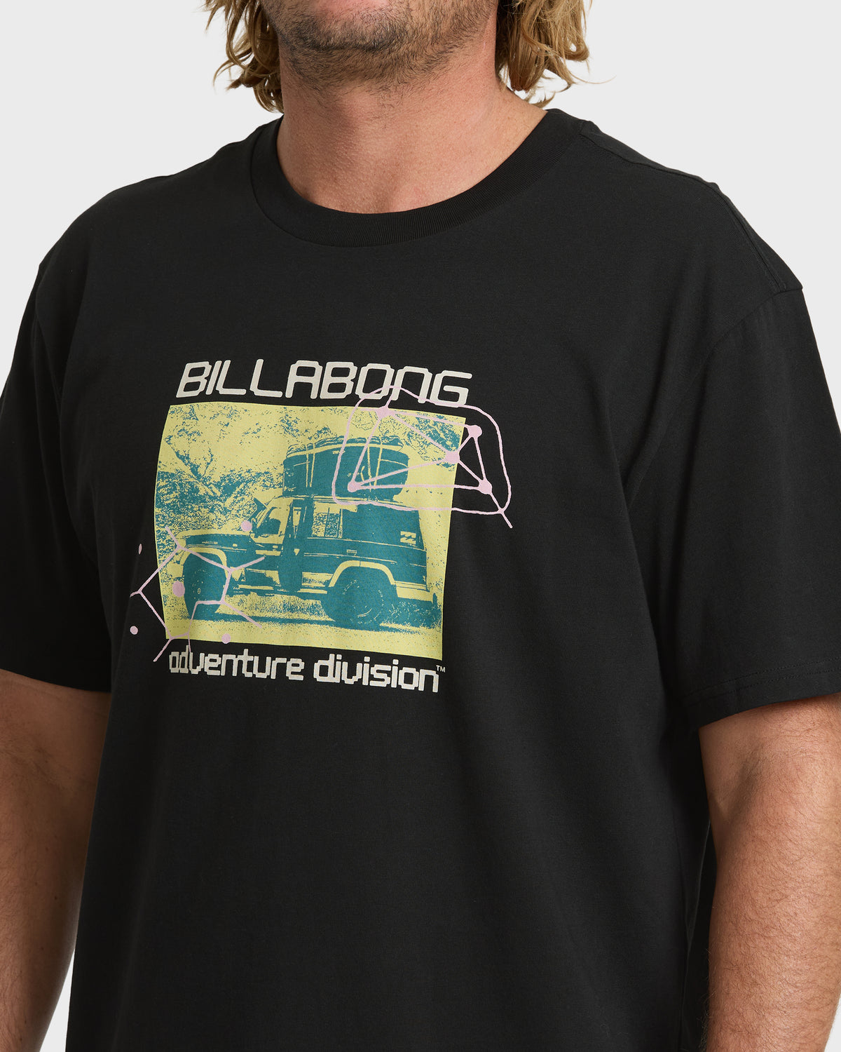 
Stacked Adventure Division Premium Short Sleeve Knit T-Shirt - Black
