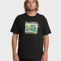 Stacked Adventure Division Premium Short Sleeve Knit T-Shirt - Black