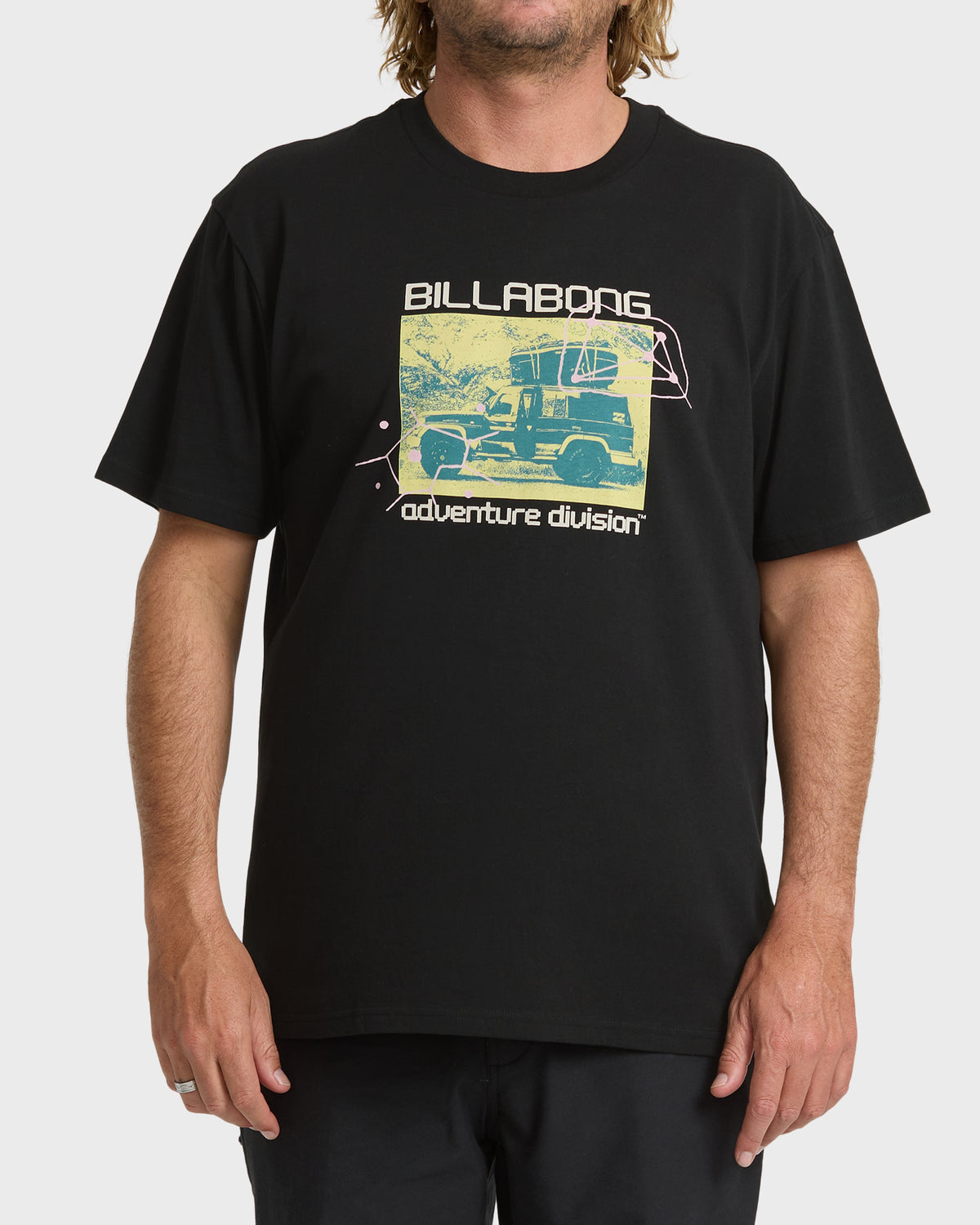 
Stacked Adventure Division Premium Short Sleeve Knit T-Shirt - Black