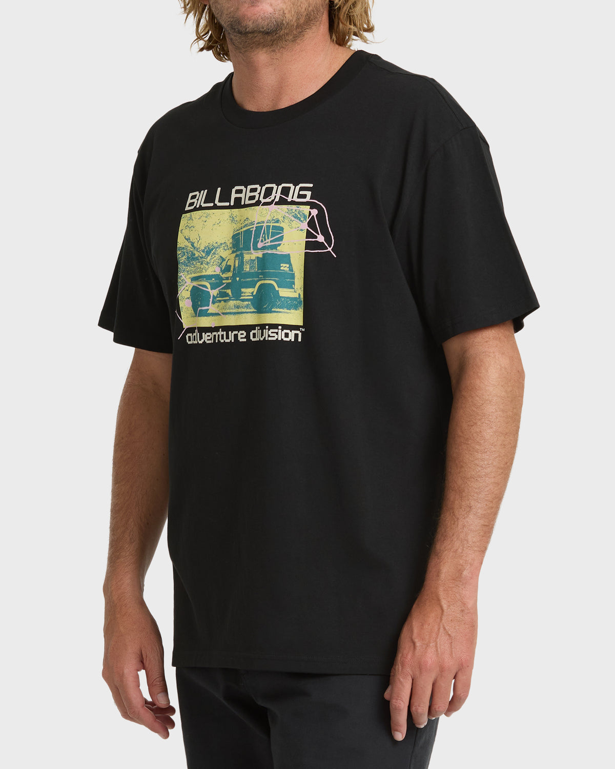 
Stacked Adventure Division Premium Short Sleeve Knit T-Shirt - Black