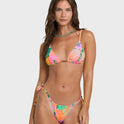Sunscape Slide Tall Triangle Bikini Top - Deep Lagoon