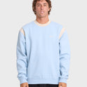 Highway Garage Crewneck Sweatshirt - Blue Smoke