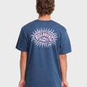 Reverse Premium Short Sleeve Cotton T-Shirt - Dark Denim