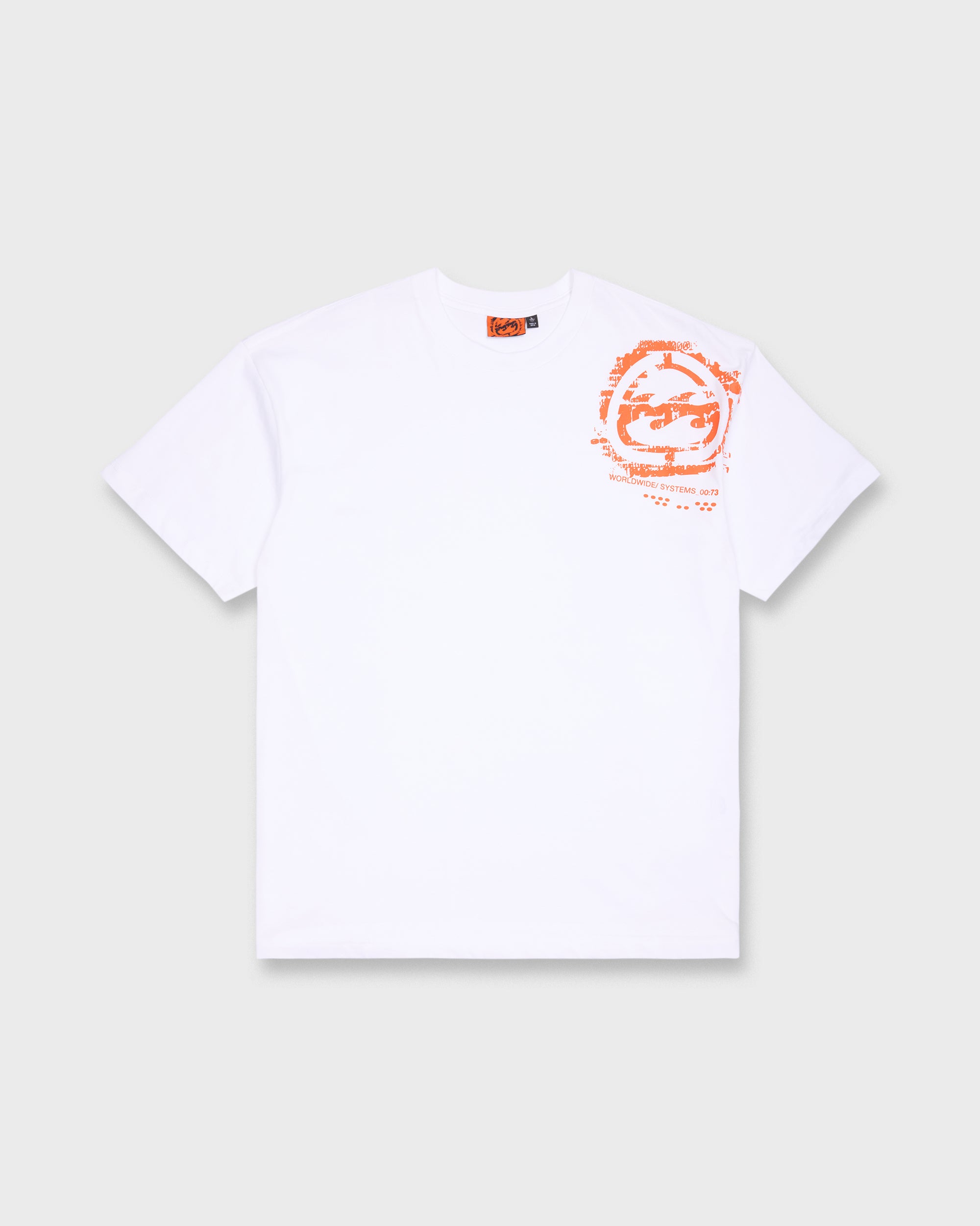 SHANK Tシャツ ホワイト L オレンジ Spec Blast Short Sleeve Cotton T-Shirt - White – Billabong