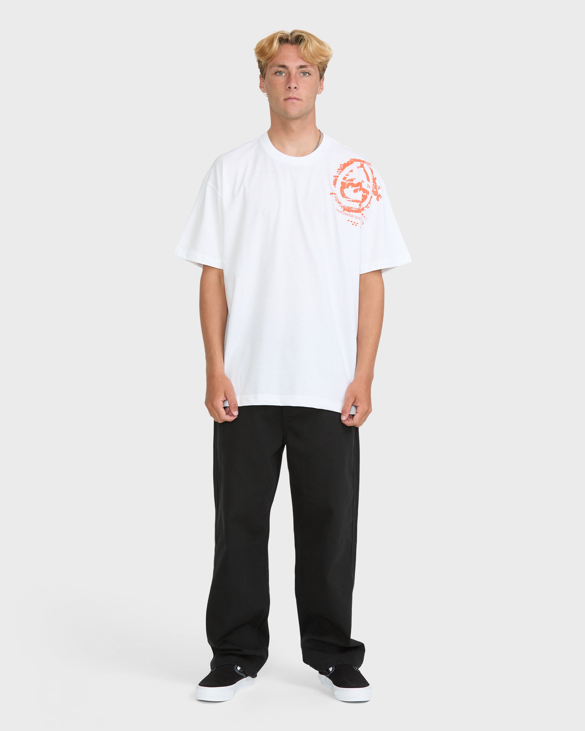 Spec Blast Short Sleeve Cotton T-Shirt - White – Billabong