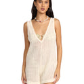 Steller Time Knit Romper - White Cap