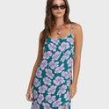 Tidal Crush Mini Dress - Deep Lagoon