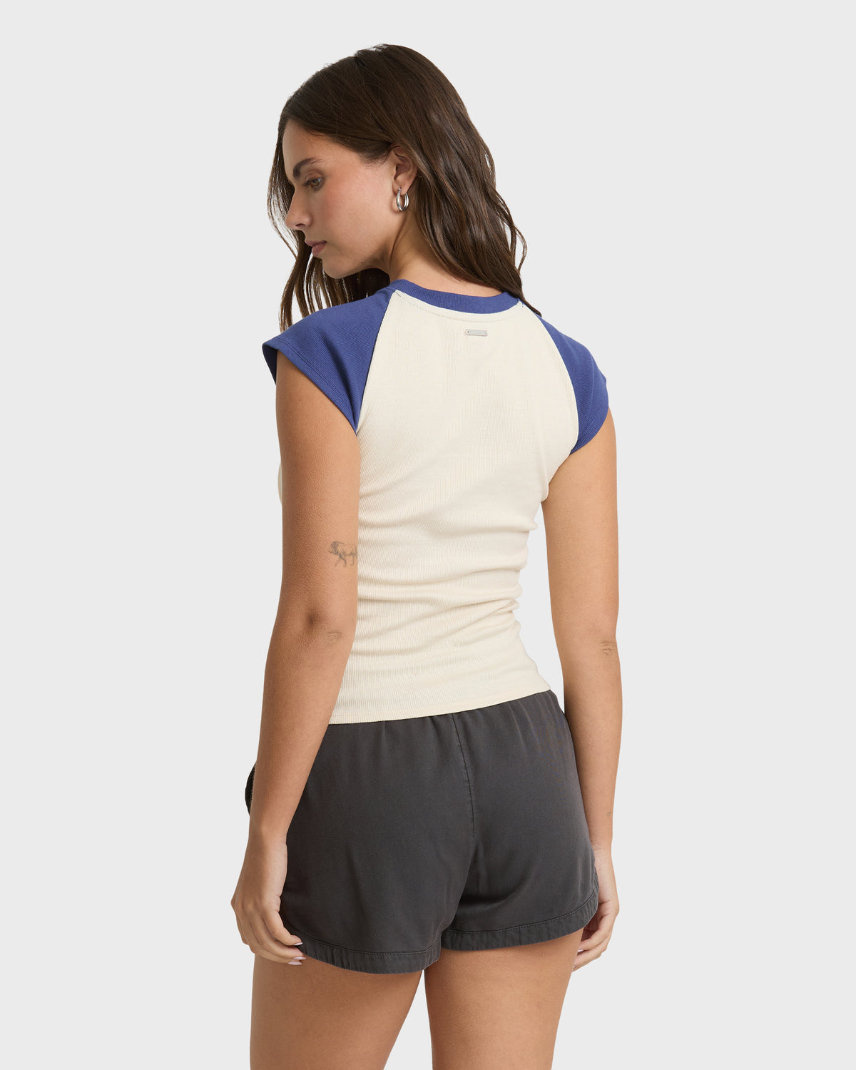 
Setting Sun Short Sleeve Rib Knit T-Shirt - Classic Navy
