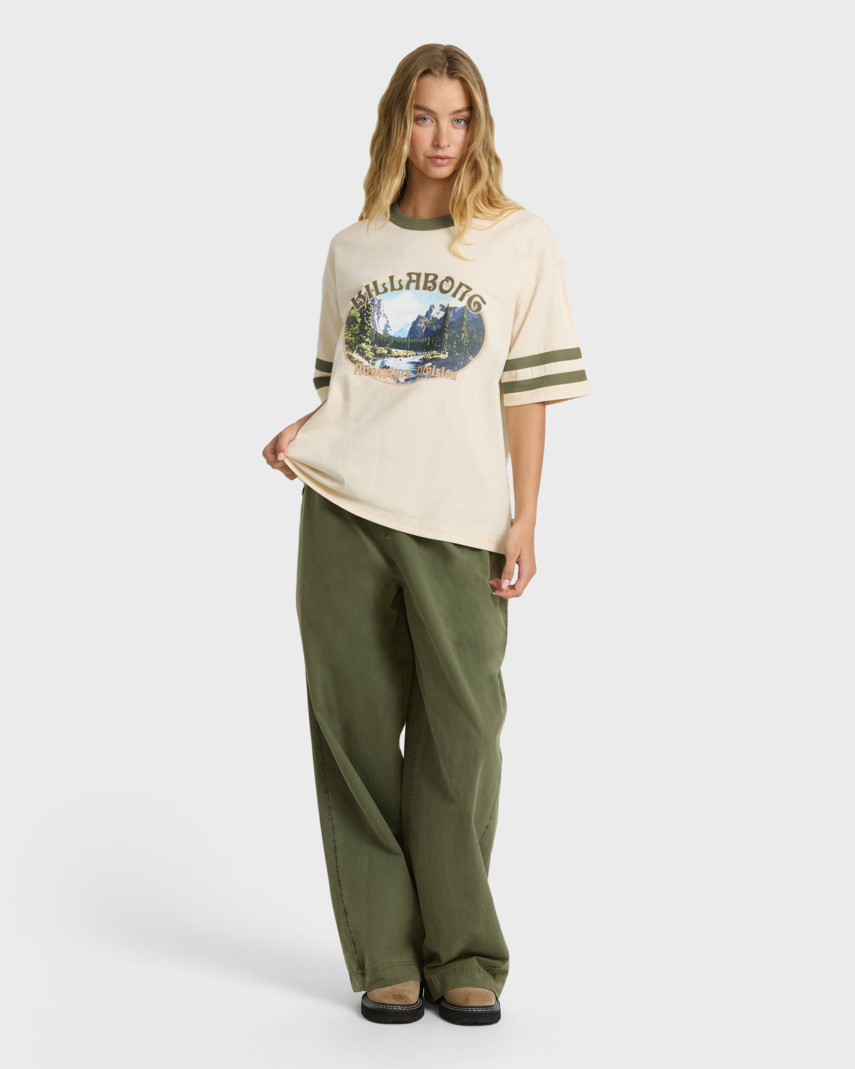
On My Way Short Sleeve Jersey T-Shirt - White Cap