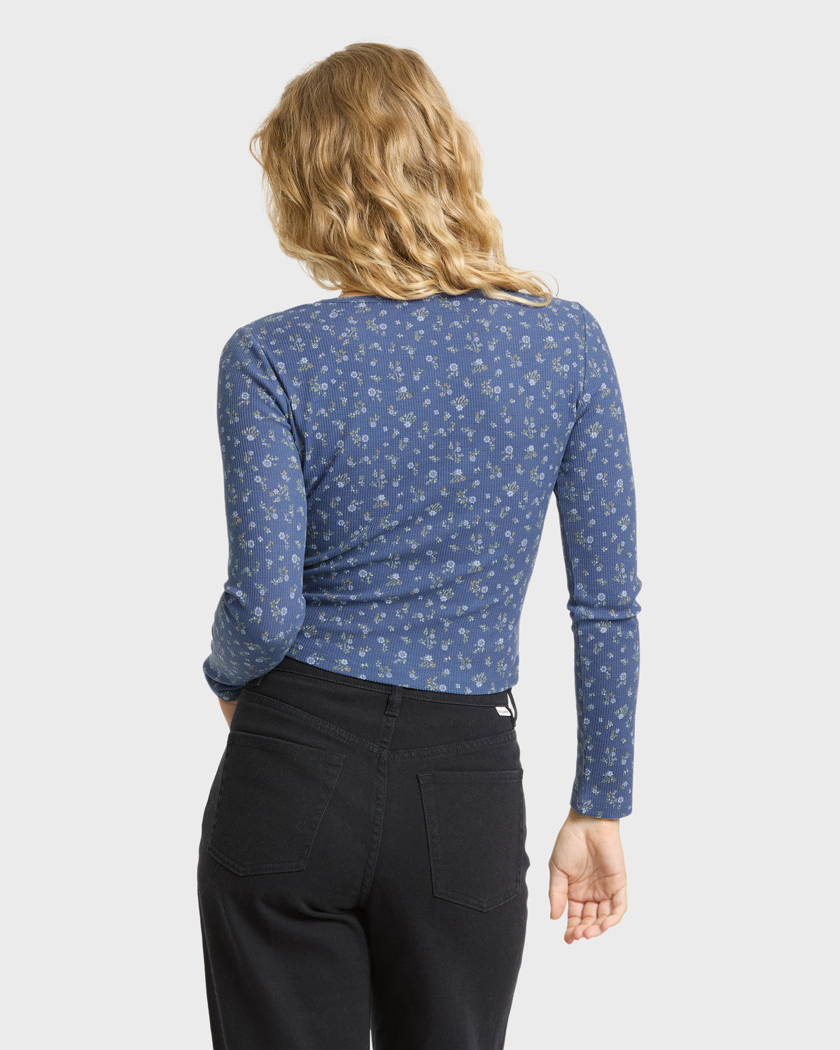 
Jamie Long Sleeve Thermal Top - Classic Navy